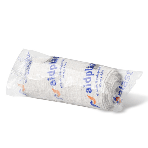 Aidplast Elastic Bandage Soft 10cmx4.5m (stretched) - V41045