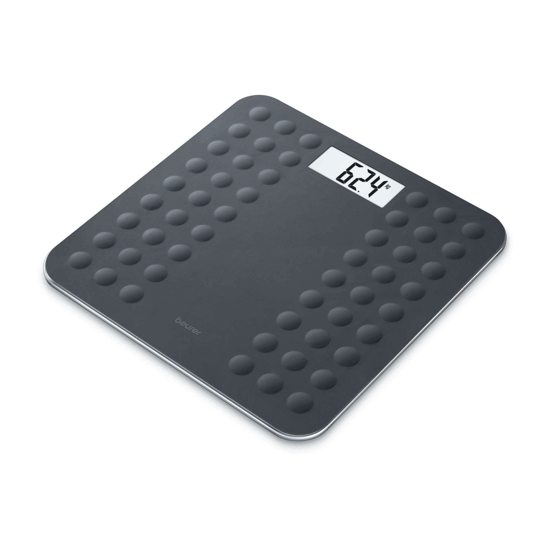 Beurer GS300 Glass Bathroom Scale - Black 