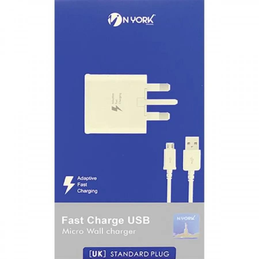 Nyork Fast Charge USB Micro Wall Charger