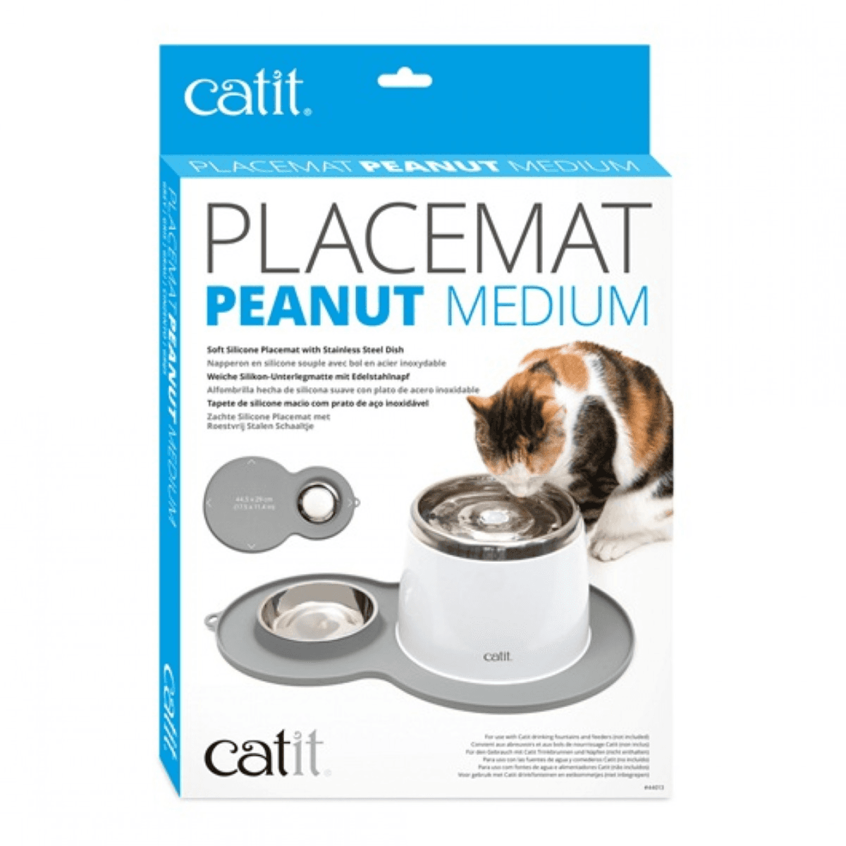 Cat Style Placemat Grey - Medium