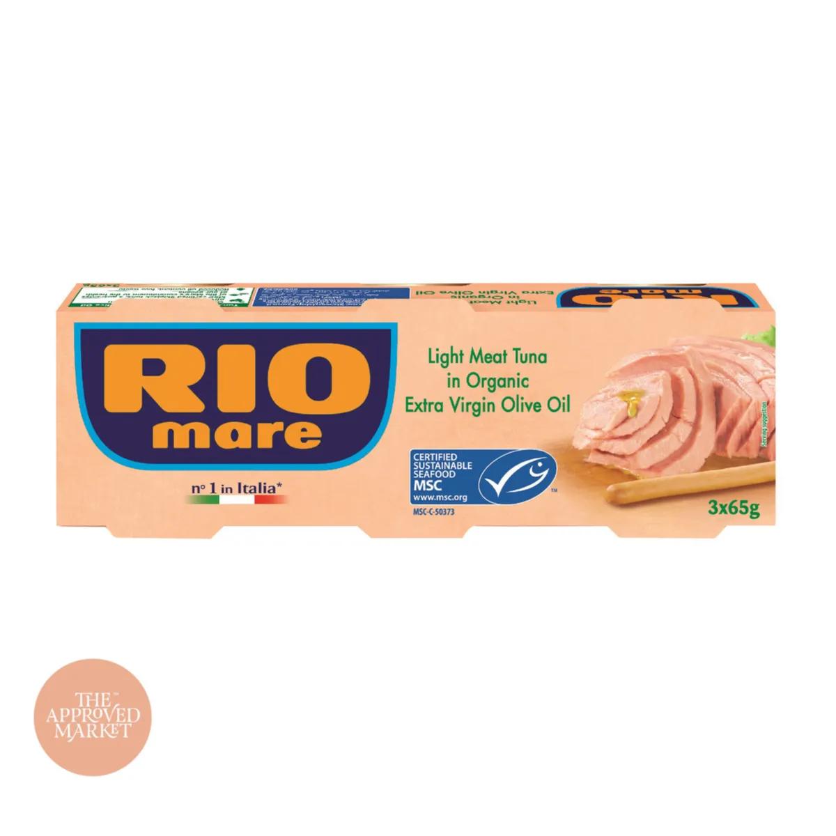 Rio Mare - Tuna In Organic Extra Virgin Oil 3X65G