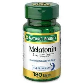 Nature Bounty Melatonin 1 Mg 180 Tablets