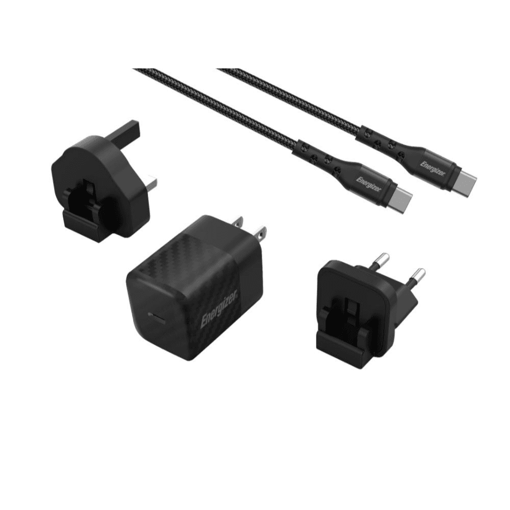 Energizer Wall Charger 20w Multi Plug USB C Cable