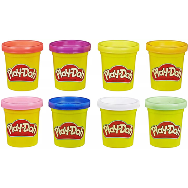 Play Doh 4 Tub Classic Colours Set (Dgpd07)