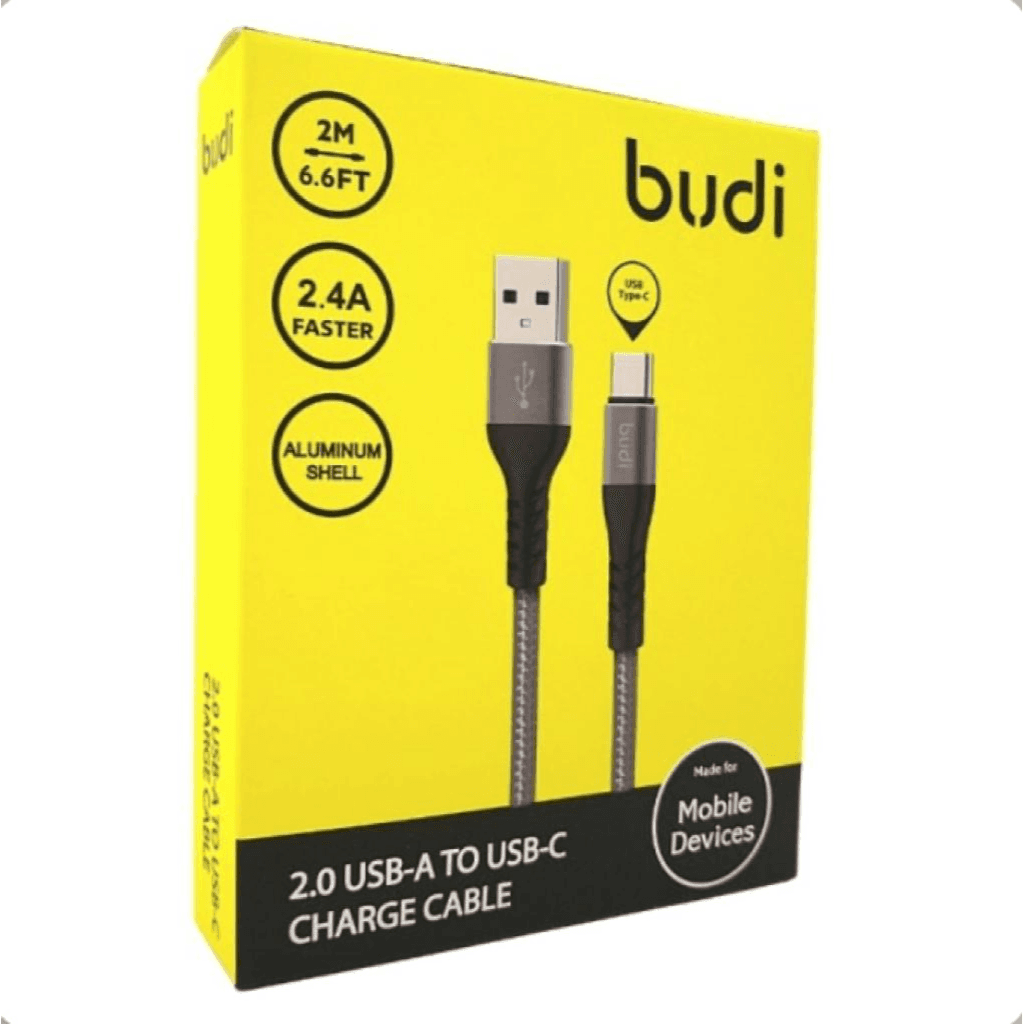 Budi USB-A To USB-C Charge Cable – 2m