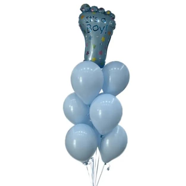 Baby Boy Helium Balloons Set 2