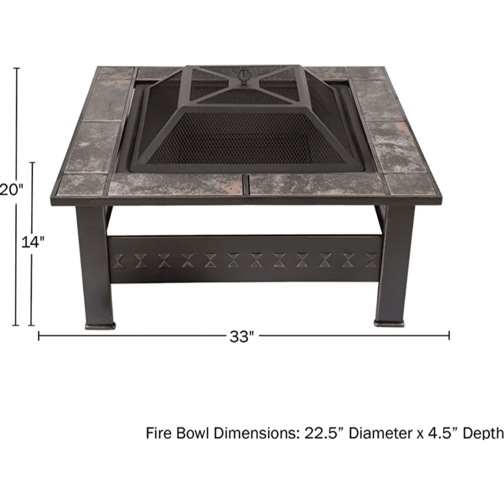 BBQ Griller 83 x 83 x 13cm