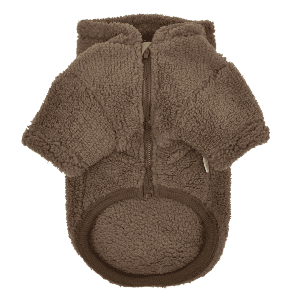 Olchi Poggle Animal Hood Zip-Up / Brown / Large