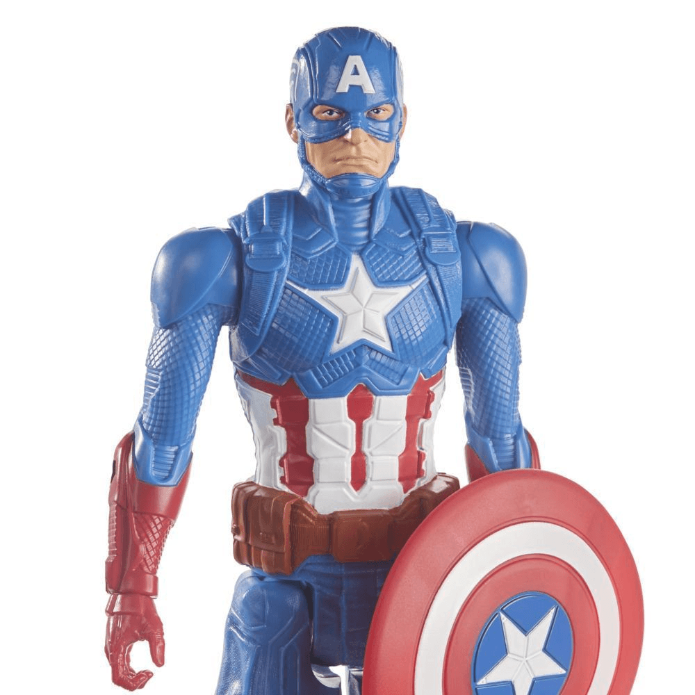 Marvel Avengers Titan Hero Series Blast Gear Captain America Action Figure (Fgav07)