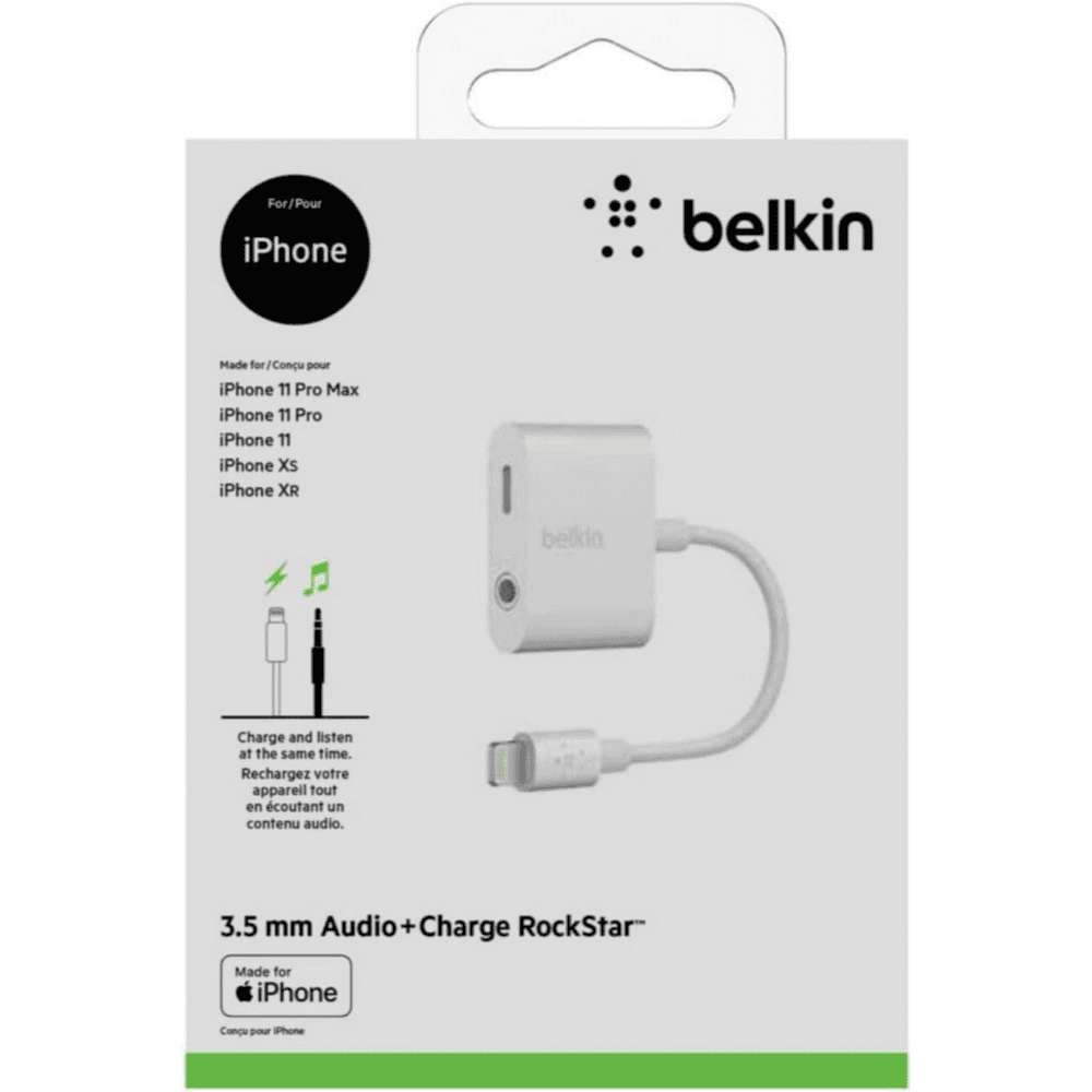 Belkin 3.5m Audio+Lighting Port Charging Connector