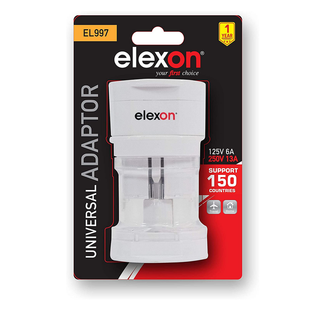 Elexon Universal Travel Adapter/Charger – EL997