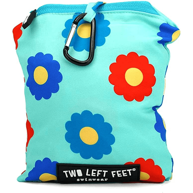 Two Left Feet Blue Daisy Flowers Beach Short