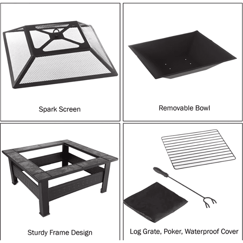 BBQ Griller 83 x 83 x 13cm