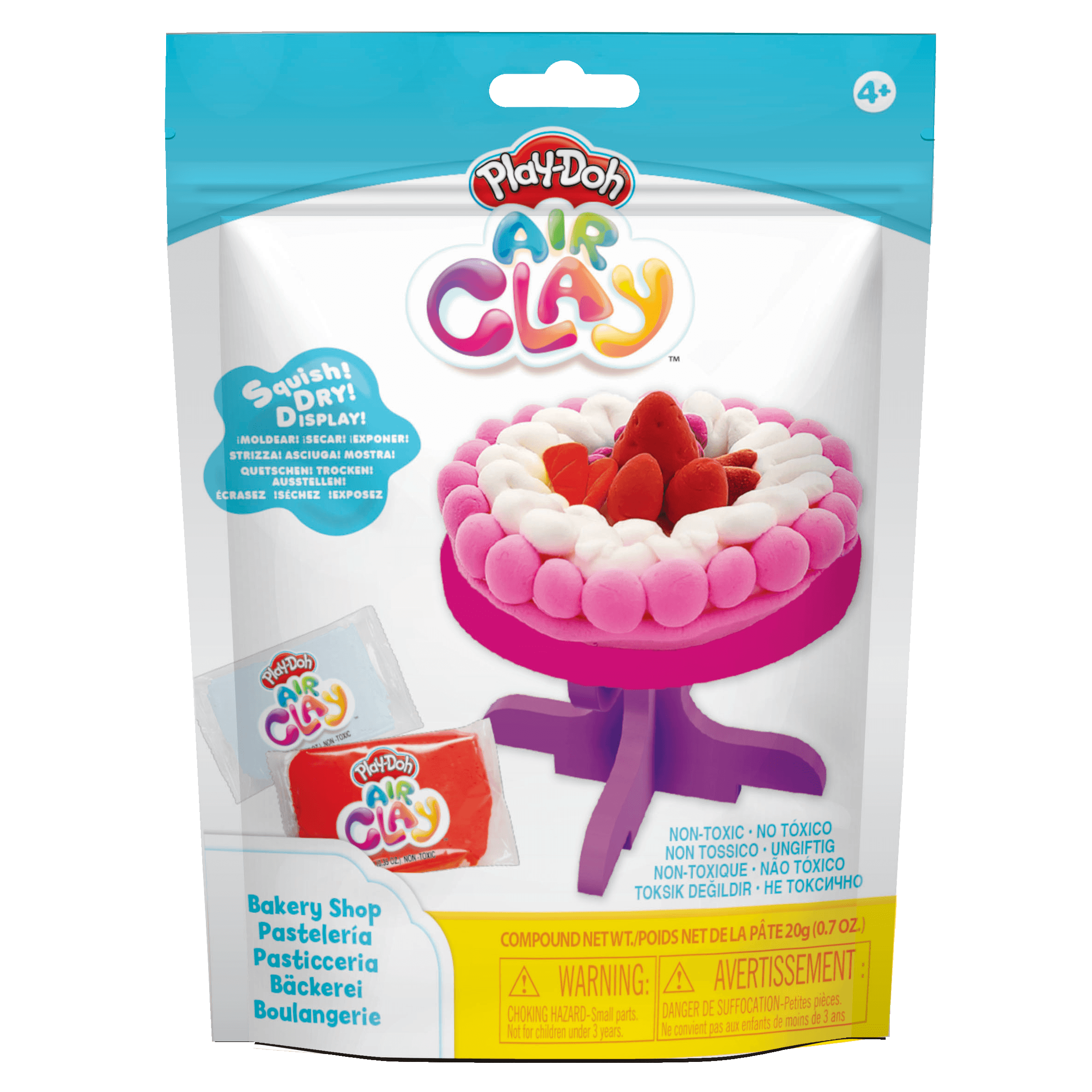 Play-Doh Air Clay -Foodie (Backery Shop -Burger Shop -Candy Shop)  (DGPD65)