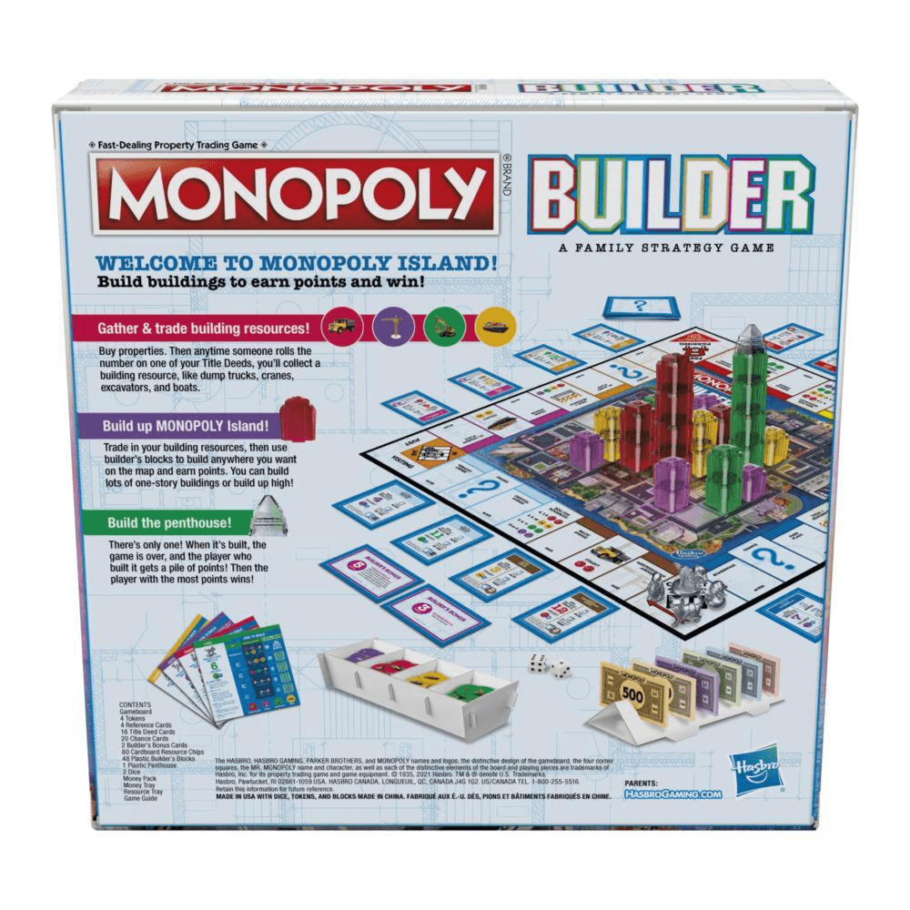 Monopoly Builder Board Game (GSMY18)