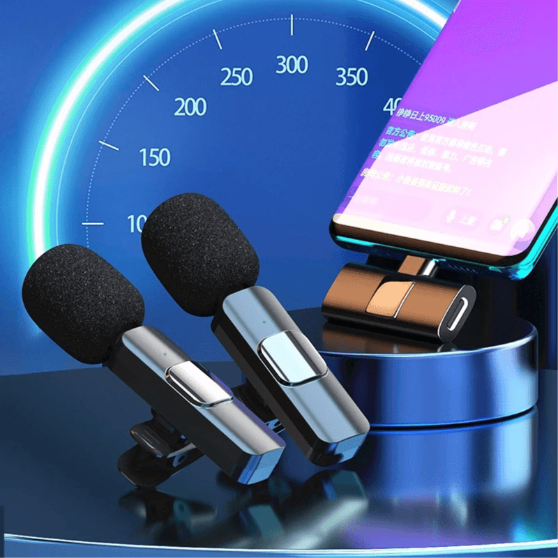 Wireless Lavalier 2 Microphones