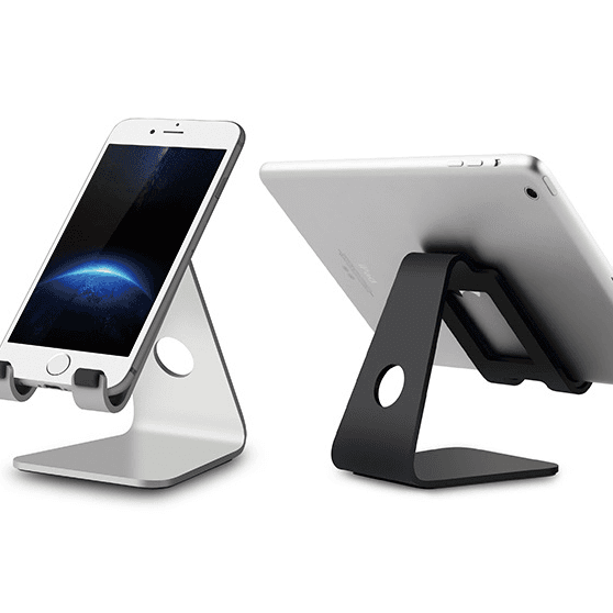 TMH 4SLB Cell Phone Stand Desktop Phone And Tablets Dock For 4 To 8 Inch Black