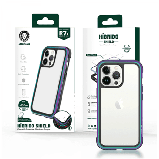 Green Lion Hibrido Shield Case For Iphone 13 Pro