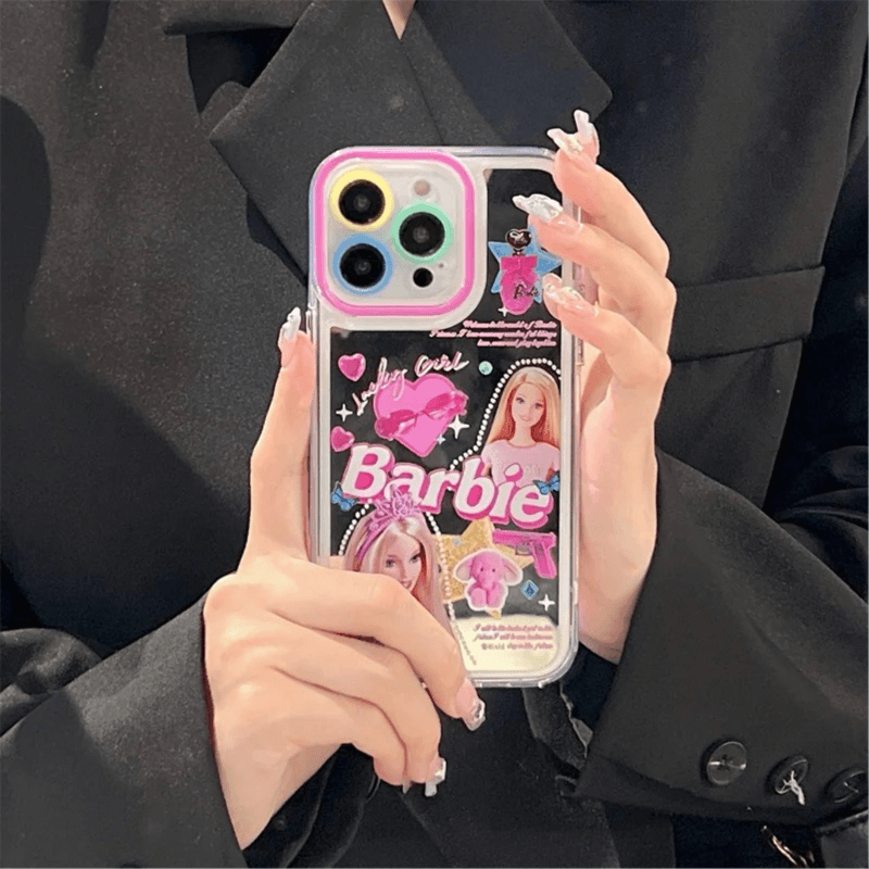 Cute Stylish Phone Case With Barbie Designs Compatible For iPhone 14  Pro Max