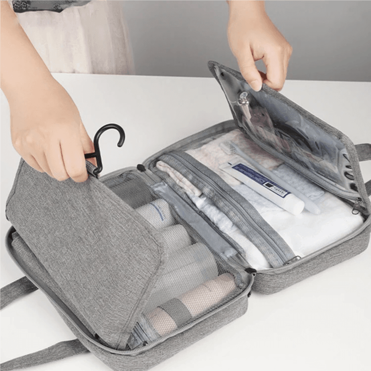 Hanging Travel Toiletry Bag Kit With Hook Accessories Bathroom Shaving Makeup For Men And Woman