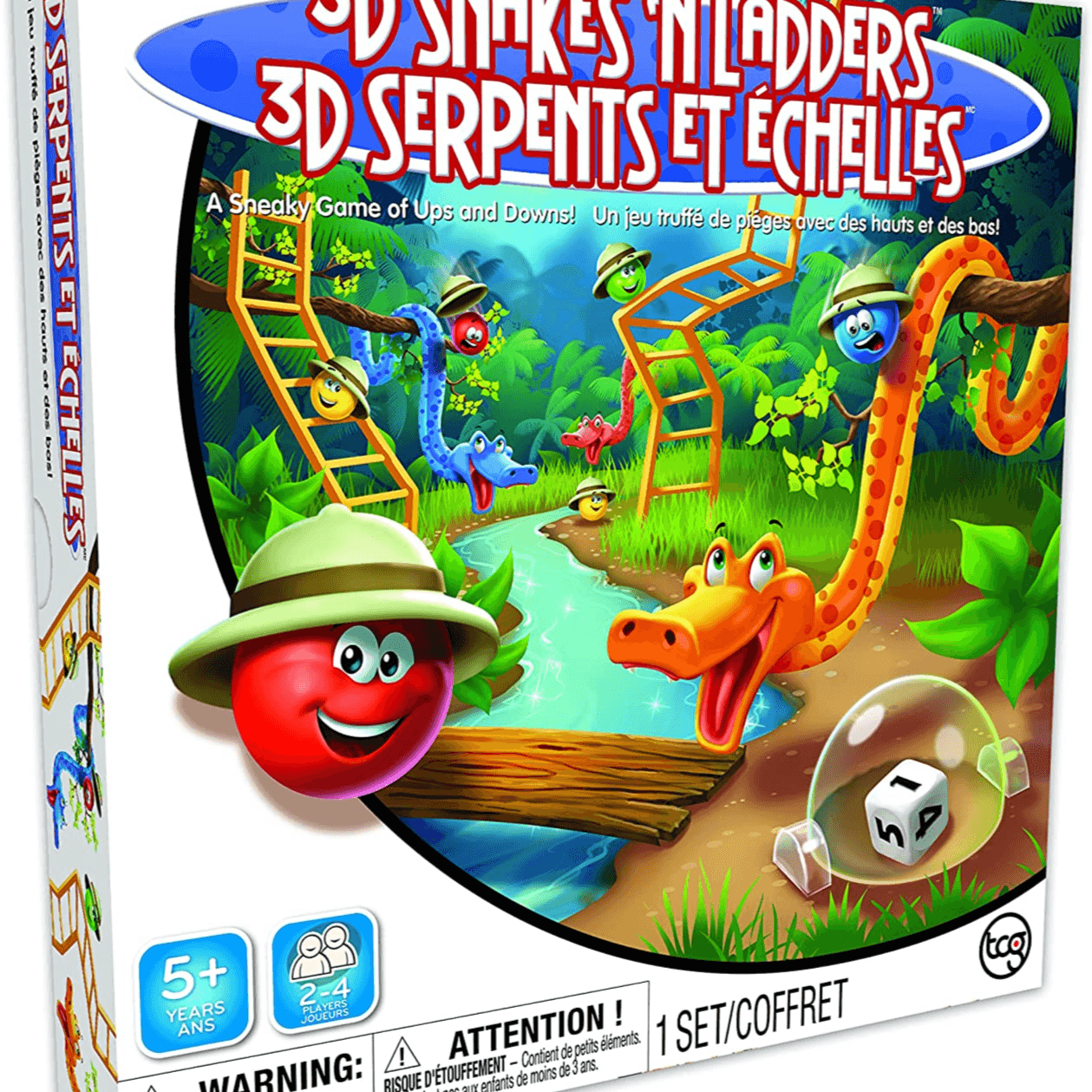 3D Snakes & Ladders (2-4 Player'S)