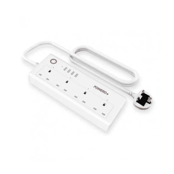 Power+ Smart Power Strip With 20w Pd White