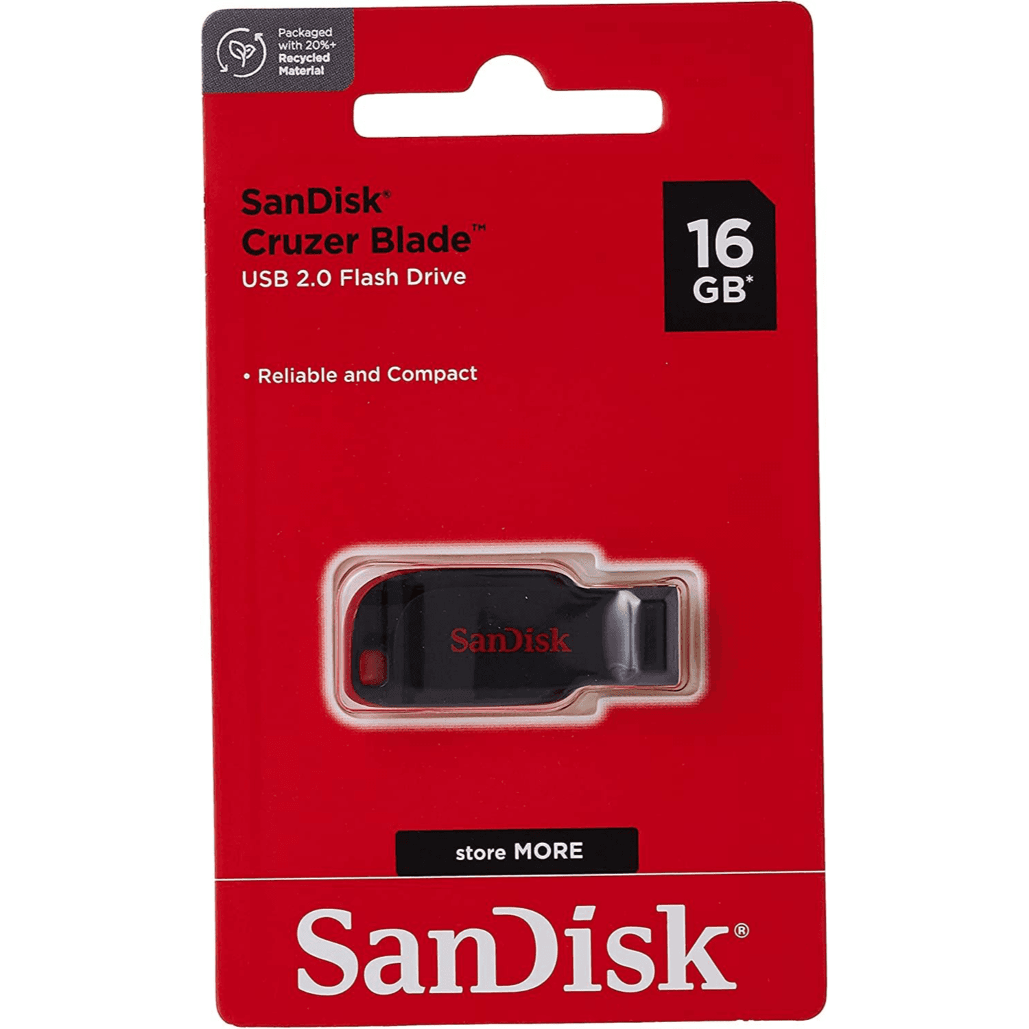 SanDisk Cruzer Blade 16GB USB Flash Drive