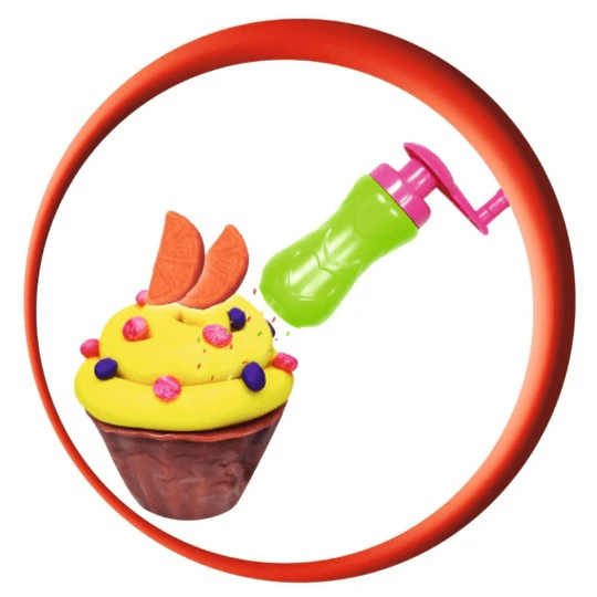 Art And Fun Plastic Dough Cupcake