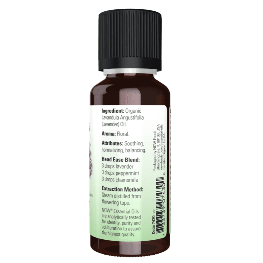 Now Lavender Oil, Organic 30ml