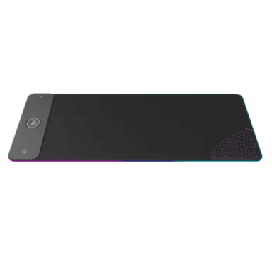 Porodo Gaming RGB Gaming Mouse Pad With 15W Fast Wireless Charger