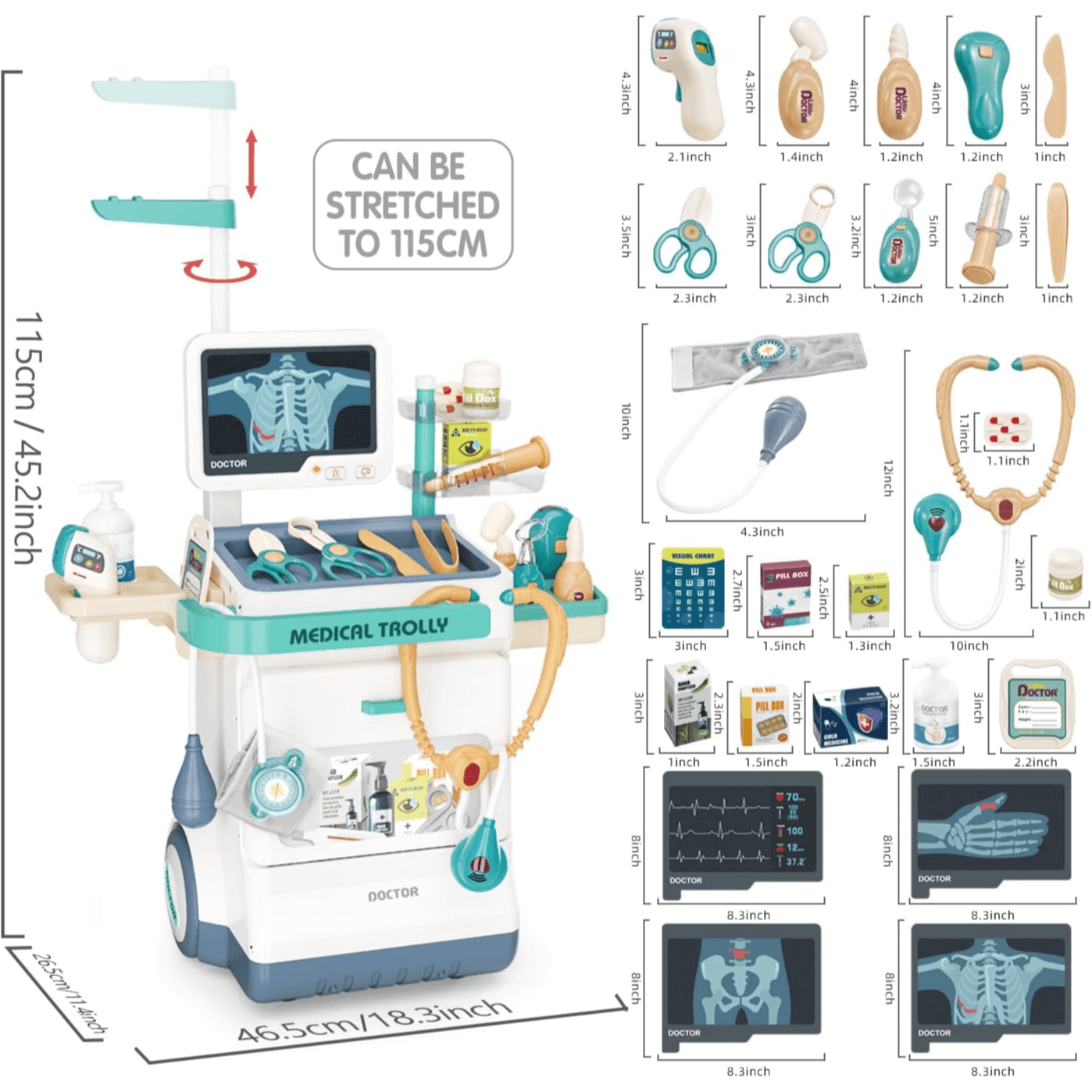 Doctor Set Toys-medical Game Set (Dtwd04_968)