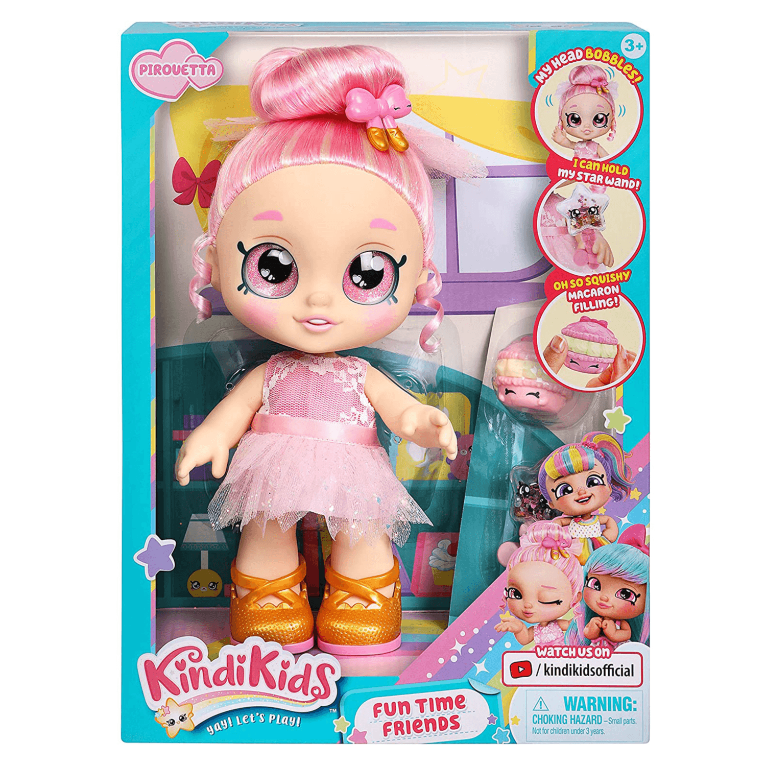 Kindi Kids Fun Time Friends Doll - Pirouetta