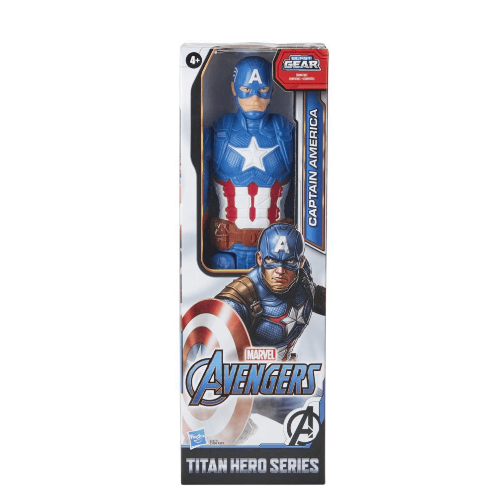 Marvel Avengers Titan Hero Series Blast Gear Captain America Action Figure (Fgav07)