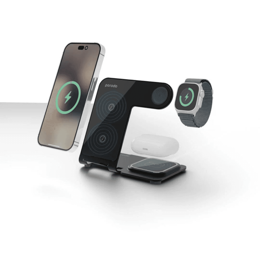 Porodo 3 in 1 Wireless Charging Dock