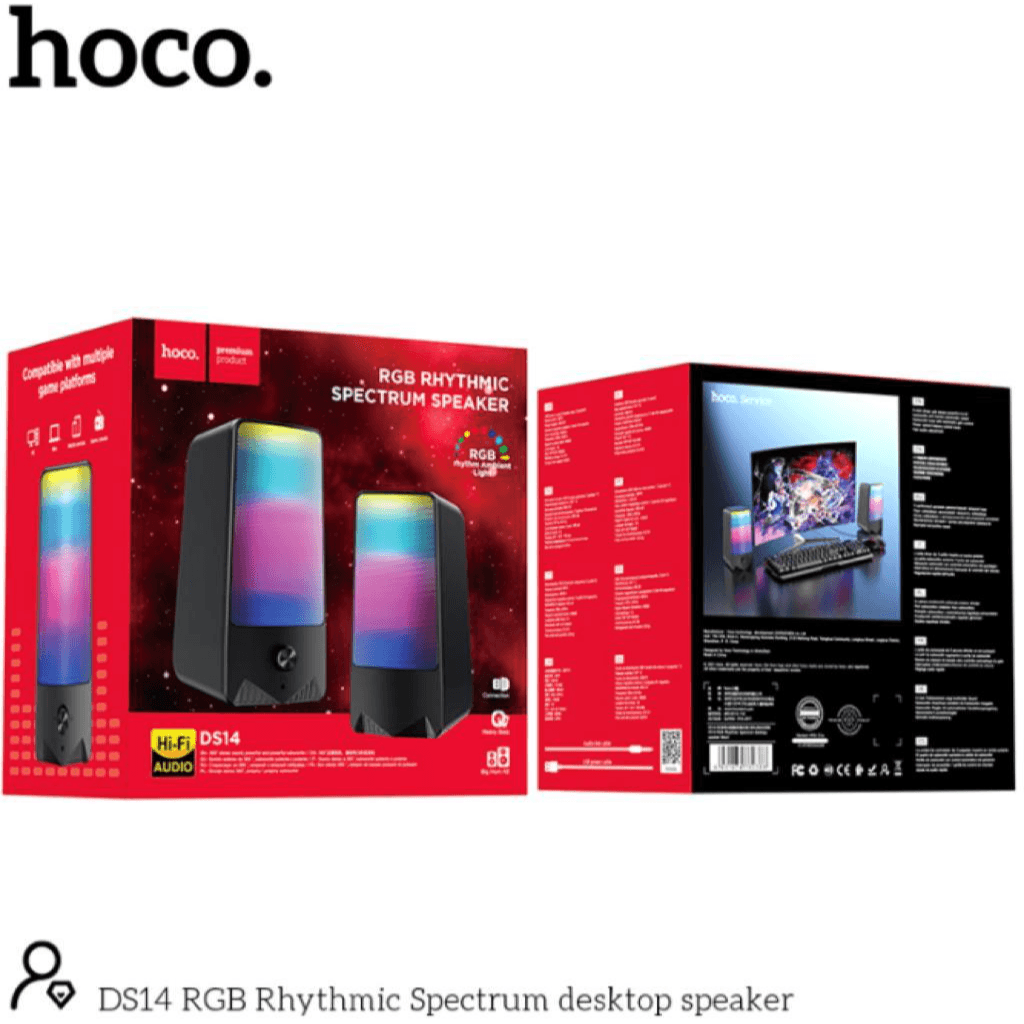 Hoco DS14 RGB Rhythmic Spectrum desktop speaker