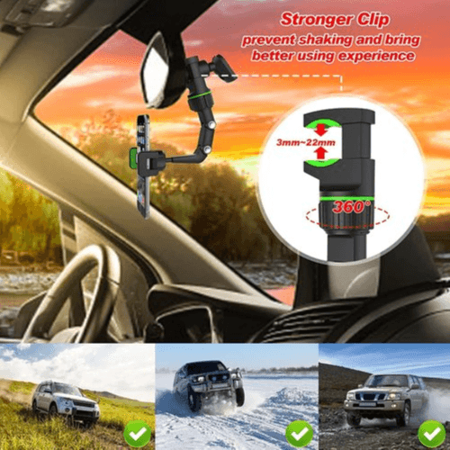 Adjustable Phone Holder 360 Degree Rotatable Universal Stable Clip