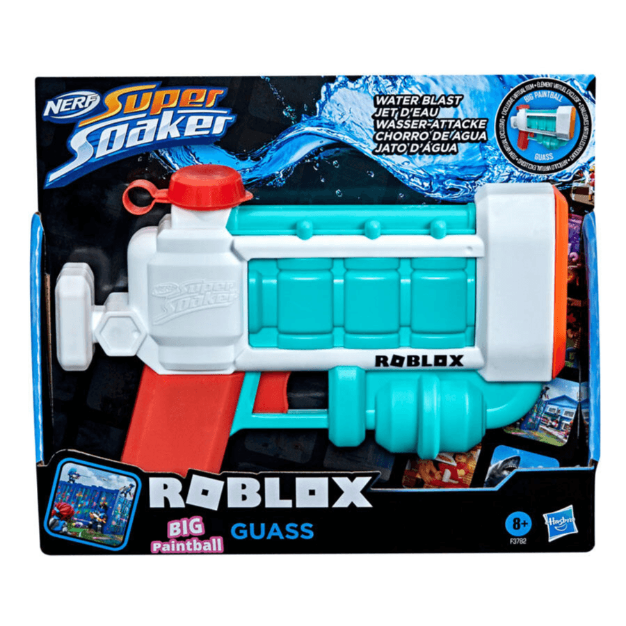 Nerf Super Soaker Roblox Big Paintball Guass Water Blaster Gun (GNNF18	)