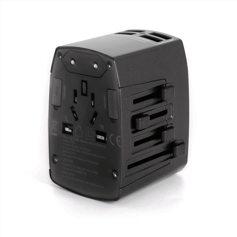 Anker Universal Travel Adapter with 4 USB Ports - A2730H11