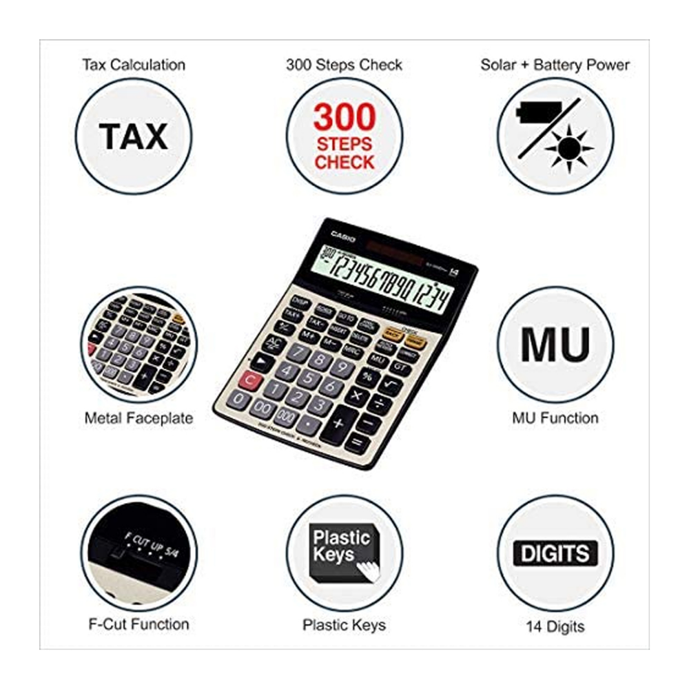 Casio Dj-240D Plus Calculator FGS2602