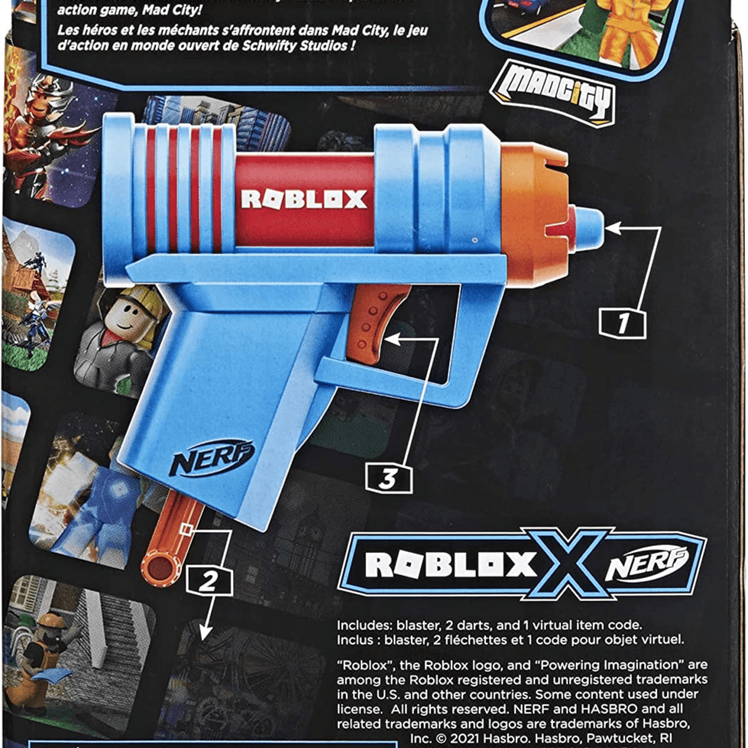 Nerf Roblox Mad City - Plasma Ray Dart Blaster Gun (GNNF15)