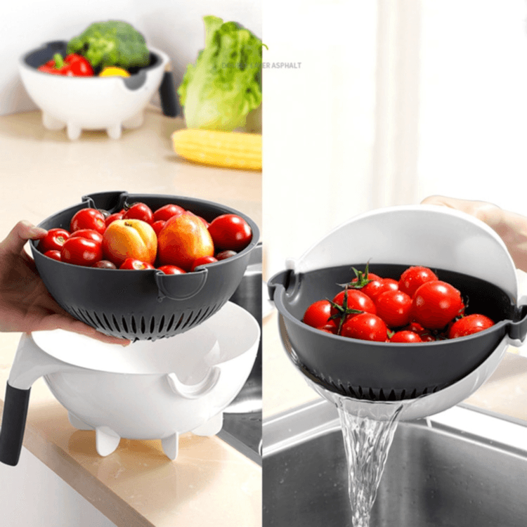 Multifunctional Manual Vegetable Cutter Slicer 9 In 1