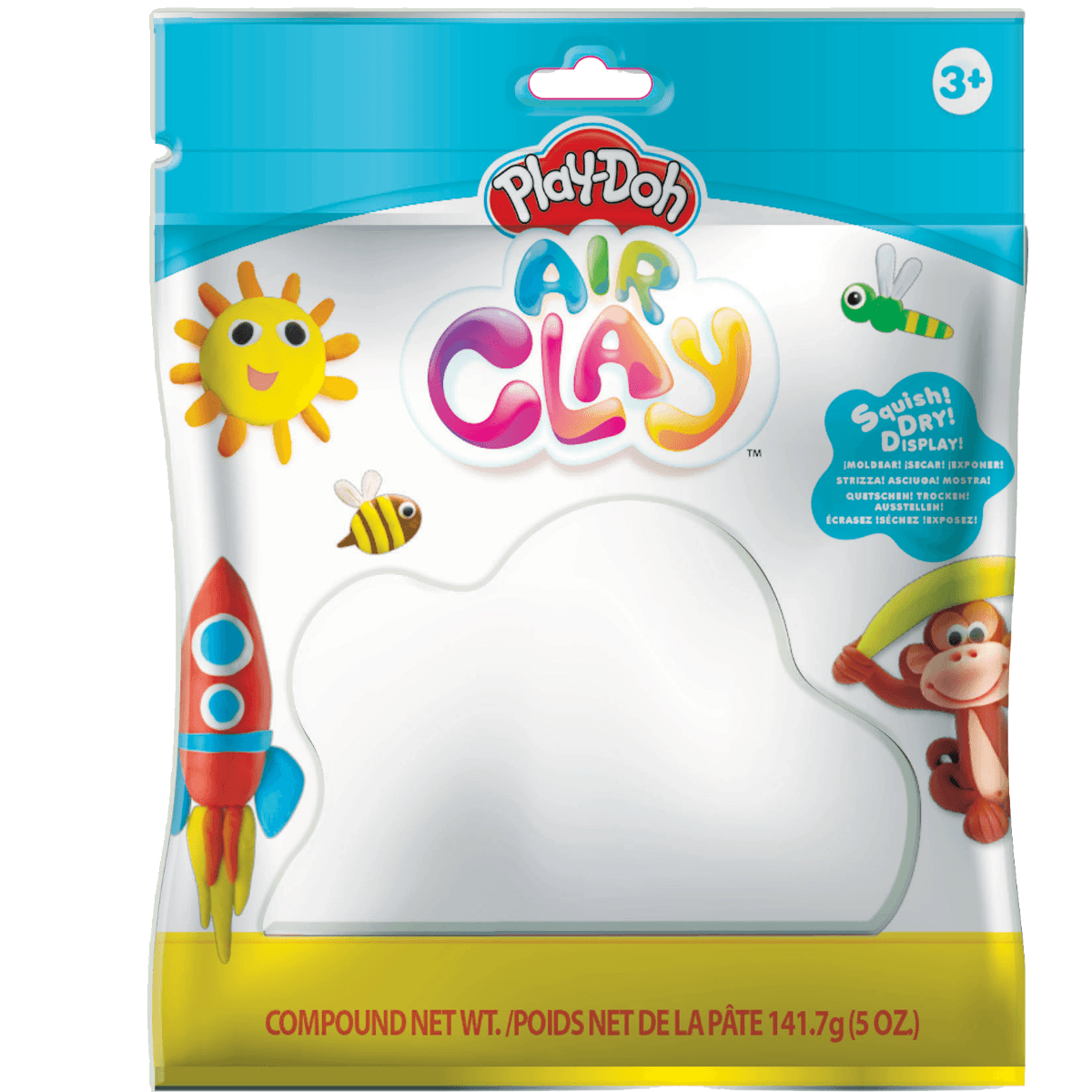 Play-Doh Air Clay Asst. Colors 5oz-Assorted Colours (DGPD62)