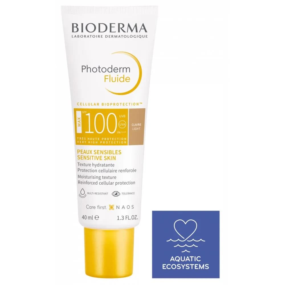 Bioderma Photoderm Fluide Spf100 Claire Light 40ml