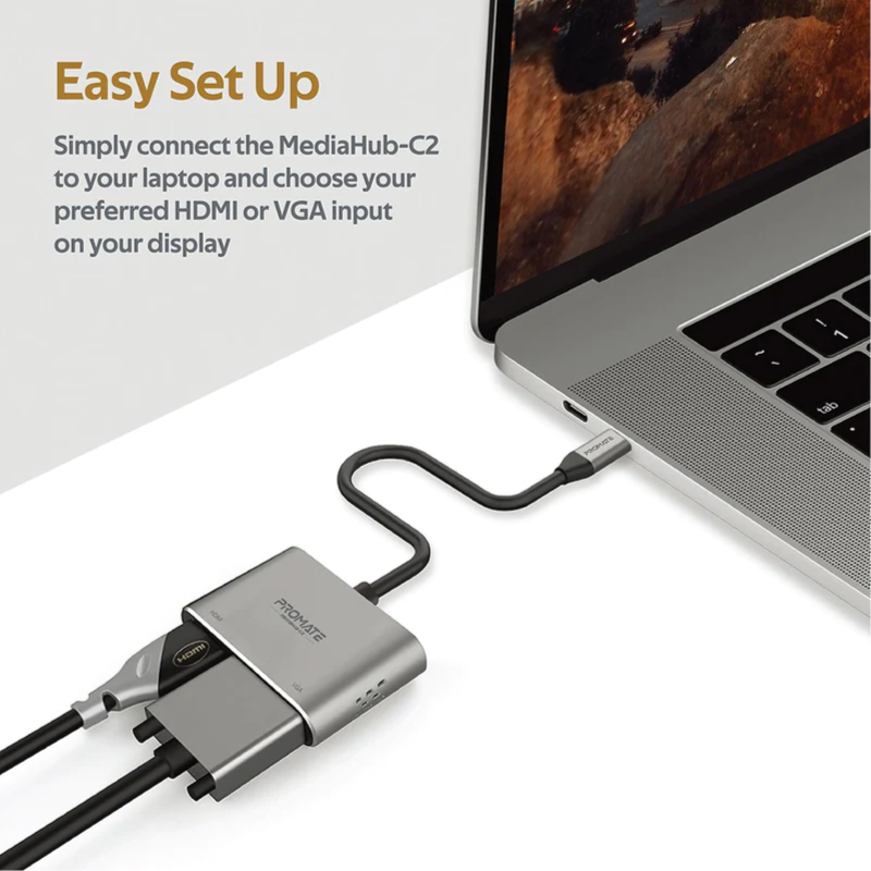 Promate USB-C Display Adapter