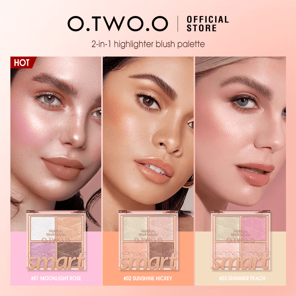 O.Two.O Highlight Blush Palette