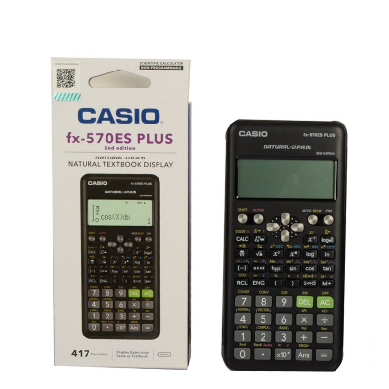 Casio Calculator Fx-570Es Plus 2nd Edition - Black