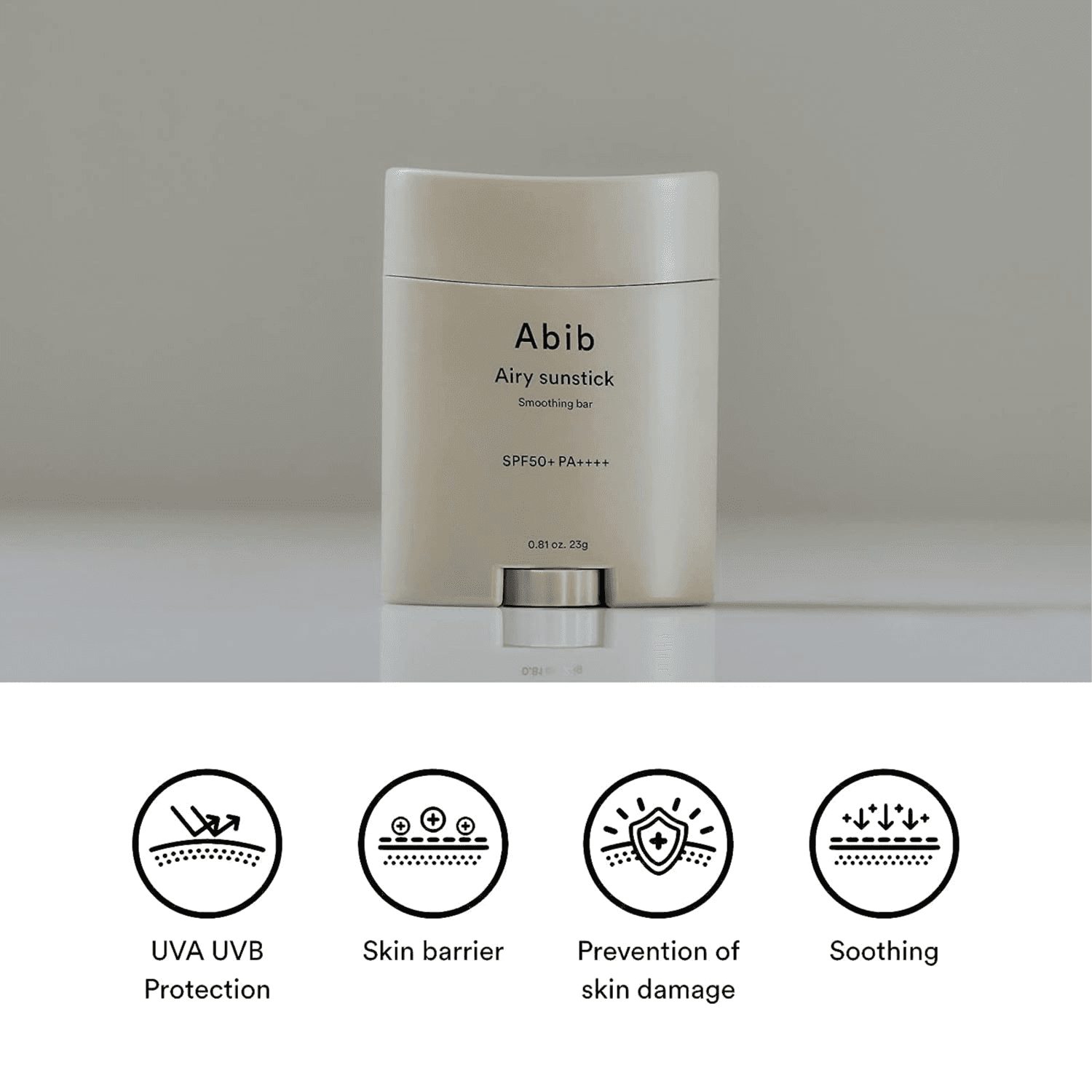 abib airy sunstick smoothing bar 23g