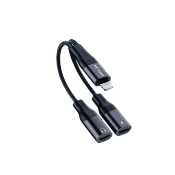 Green Lion 2 in 1 Audio & Charge Lightning Adapter