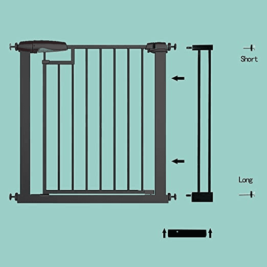 Baybee Auto Close Safety Gate For Kids 75-85Cm-(Sgby02_780)