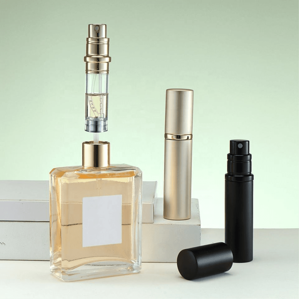 Leather Luxury Mini Travel Bottom Filled Perfume Atomizer